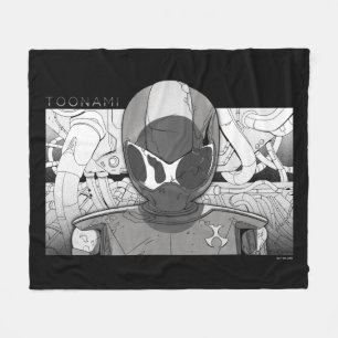 Toonami TOM 5 Countdown Comic Bumper Fleece Blanket