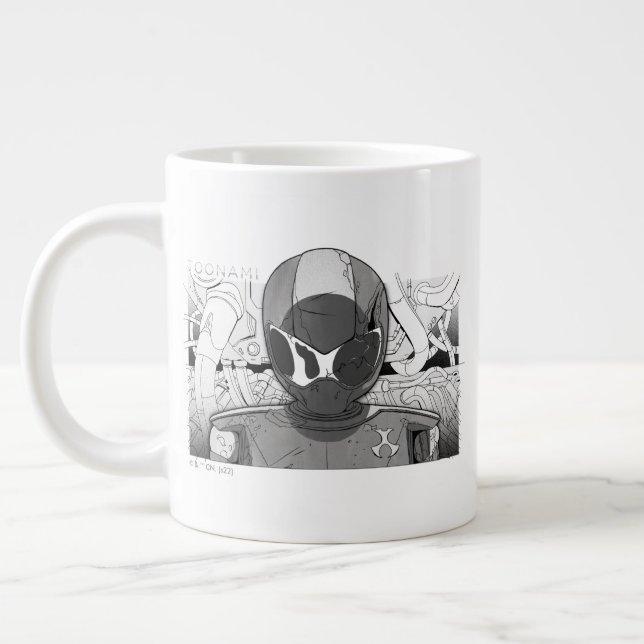 Toonami TOM 5 Countdown Comic Bumper Large Coffee Mug (Left)