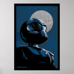 Toonami TOM 5 Moonlight Graphic Poster