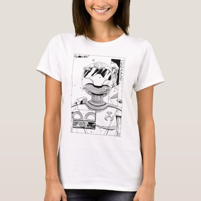 Toonami TOM 5 & SARA Comic Style Bumper T-Shirt (Front)