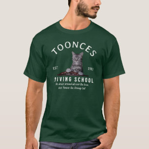 Toonces Driving School Est 1989 vintage original d T-Shirt