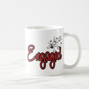 ToonDoveEngagedRed Coffee Mug