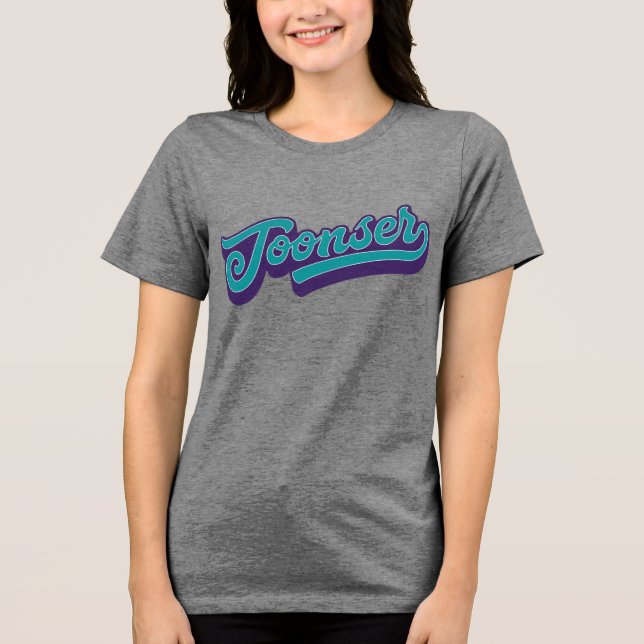 Toonser, Doric Dialect Slang Scotland Tri-Blend Shirt (Front)