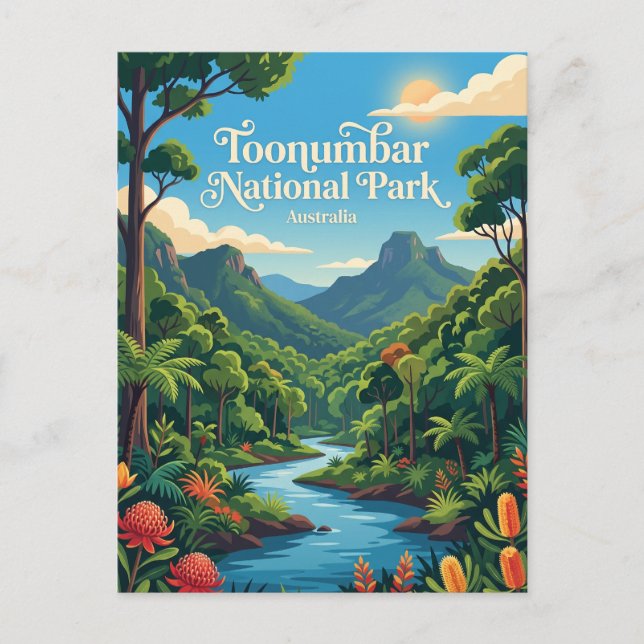 Toonumbar National Park Australia Postcard (Front)