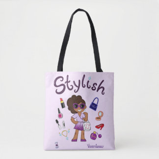 TOONVIDUALS Stylish Model Girl 1 Tote