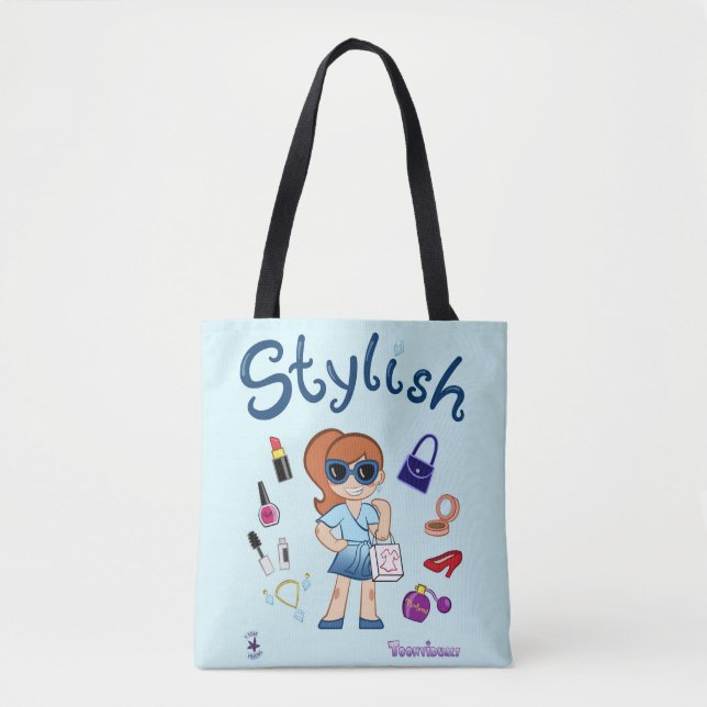 TOONVIDUALS Stylish Model Girl 3 Tote (Front)