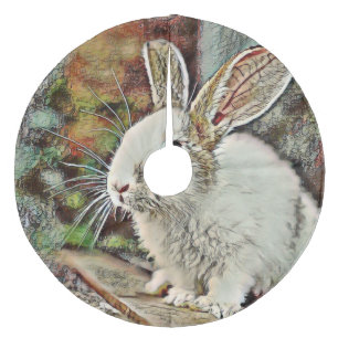 toony bunny fleece tree skirt
