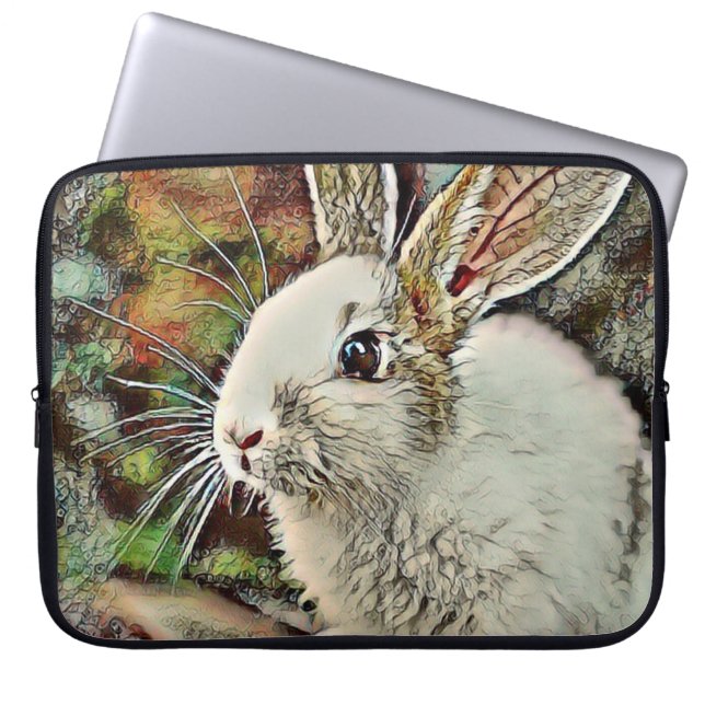 toony bunny laptop sleeve (Front)
