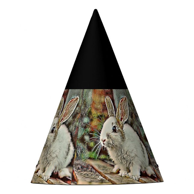 toony bunny party hat (Front)