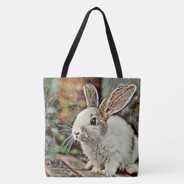 toony bunny tote bag (Front)