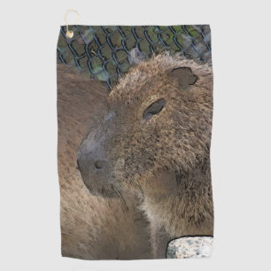 toony Capibarah Golf Towel