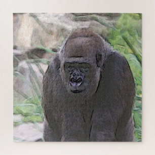 toony Gorilla Jigsaw Puzzle