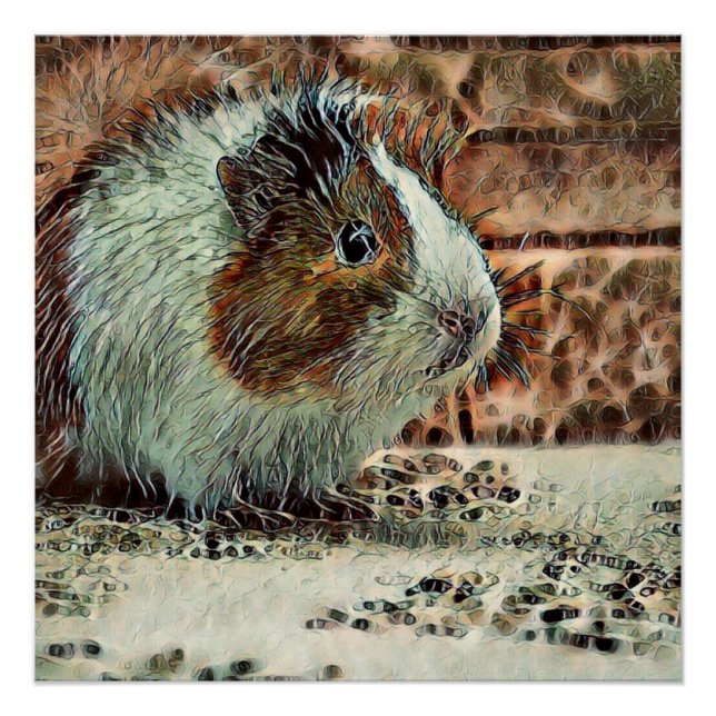 toony guinea pig poster (Front)