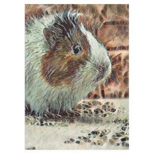 toony guinea pig tablecloth