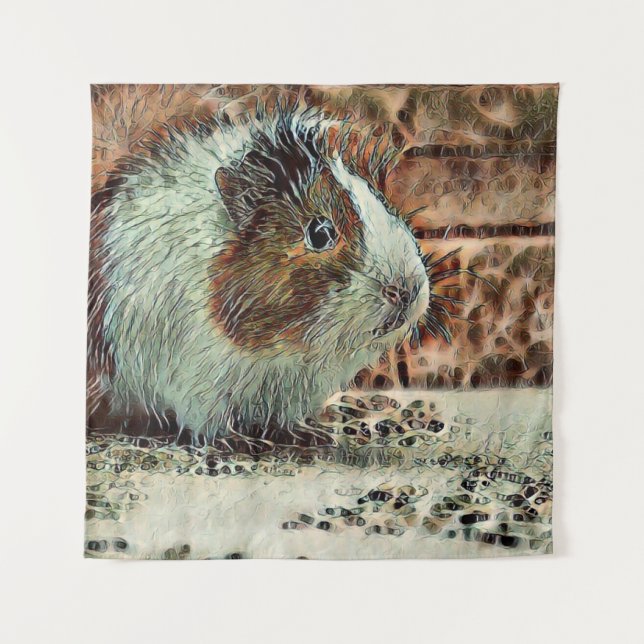 toony guinea pig tapestry (Front)