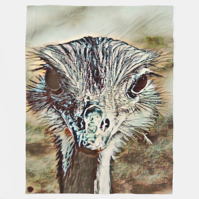 toony ostrich fleece blanket (Front)