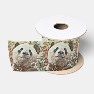toony panda satin ribbon
