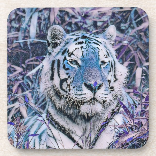 Toony Tiger blue Coaster (Front)