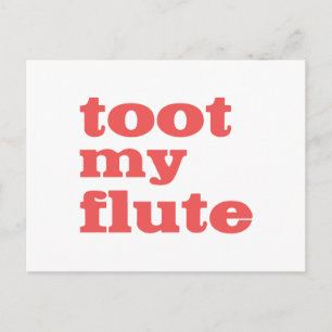 Toot My Flute Postcard