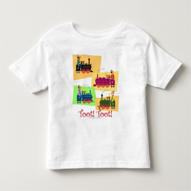 Toot! Toot! Toddler T-Shirt (Front)