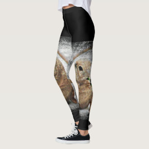 "Toot Your Own Horn" Ground Squirrel Leggings