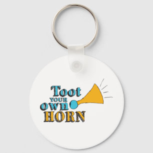 Toot your Own Horn Key Ring