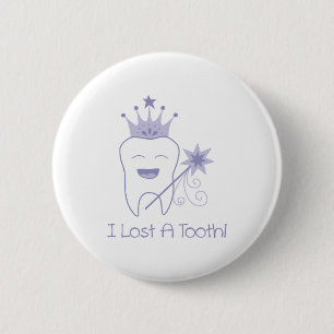 Tooth 6 Cm Round Badge