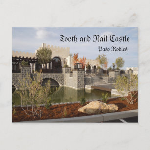 Tooth and Nail Castle Winery in Paso Robles Postcard