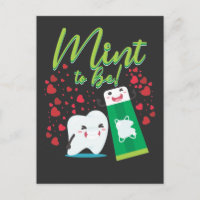 Tooth and Toothpaste Mint Dentistry Couple Love