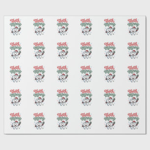 Tooth Be Merry Dental Dentist Christmas Xmas Wrapping Paper