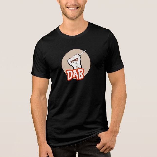 Tooth dab Tri-Blend shirt (Front)
