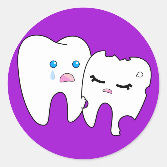Tooth Decay Sticker (Front)