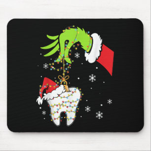 Tooth Dentist Dental Istant Teeth Christmas Xmas L Mouse Pad