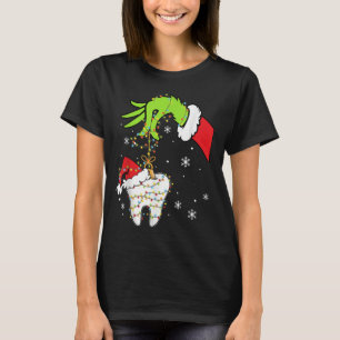 Tooth Dentist Dental Istant Teeth Christmas Xmas L T-Shirt