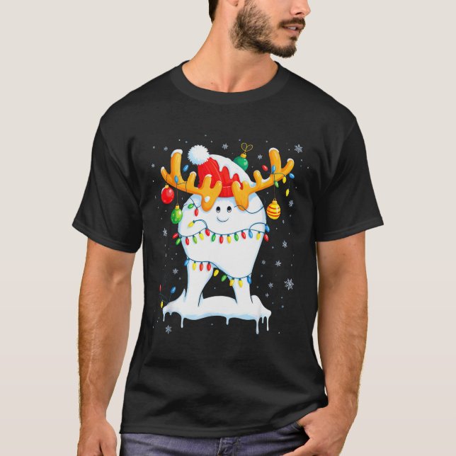 Tooth Dentist Dental Istant Teeth Christmas Xmas  T-Shirt (Front)