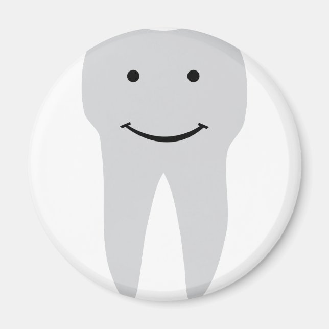 tooth dentist smile teeth magnet (Front)