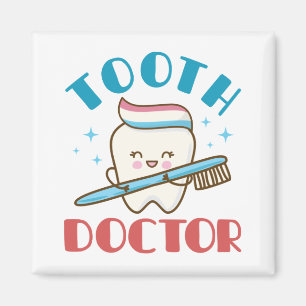 Tooth Doctor Paediatrics Dentist Dentistry Magnet