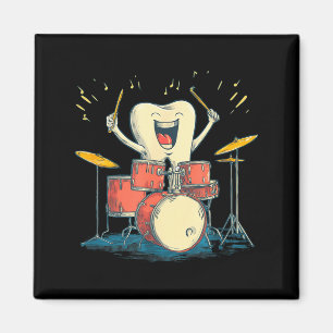 Tooth Drums Costume for Rocking Man and Woman Magnet
