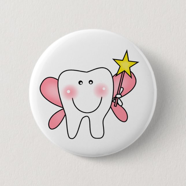 Tooth Fairy 6 Cm Round Badge (Front)
