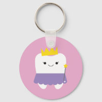 Tooth Fairy Button Keychain