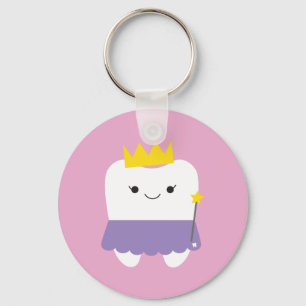 Tooth Fairy Button Keychain