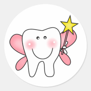 Tooth Fairy Classic Round Sticker