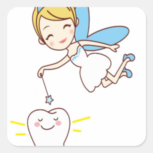 Tooth Fairy Day - Appreciation Day Square Sticker