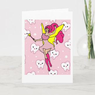 Tooth Fairy Dentist Lost Milk Tooth Card
