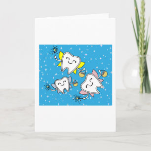Tooth Fairy Dentist Lost Milk Tooth Card