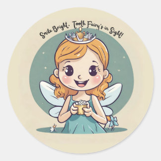 Tooth Fairy Gift Classic Round Sticker
