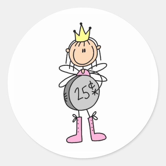 Tooth Fairy Giving Some Change Sticker (Front)