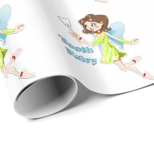 Tooth Fairy Keepsake ~ a cute little new idea Wrapping Paper (Roll Corner)