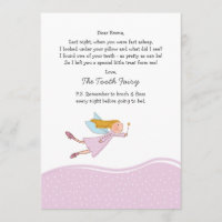 Tooth Fairy (Pink) Card