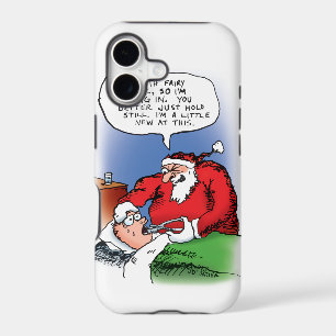 Tooth Fairy Santa Funny Christmas Cartoon